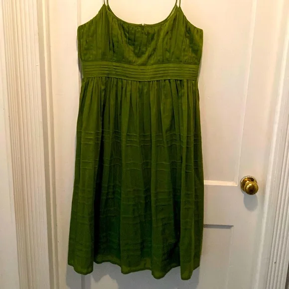 Jones New York | Dresses | Womens Size 4 Olive Green Jones New York Spaghetti  Strap Dress | Poshmark